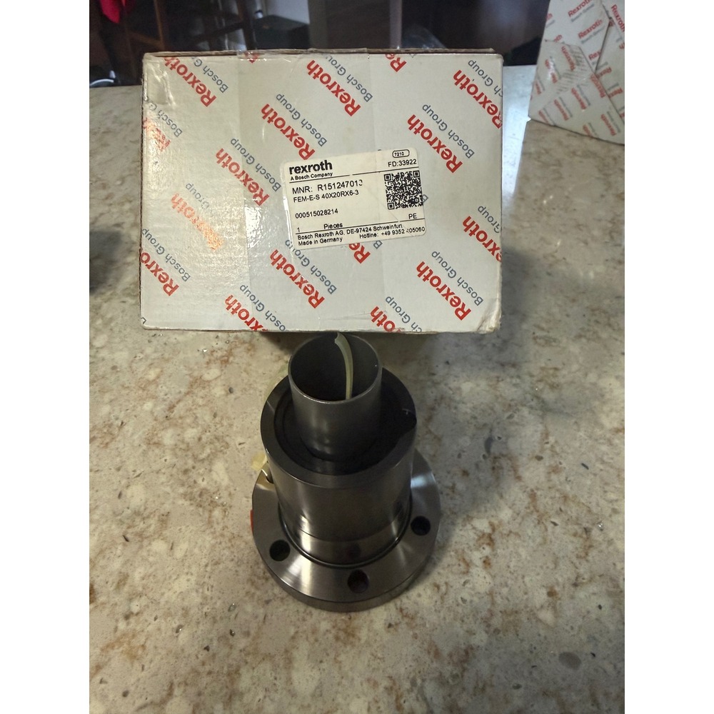 Bosch Rexroth Ball Screw Nut R151247013 FEM-E-S 40X20RX6-3 Made in Germany NEW